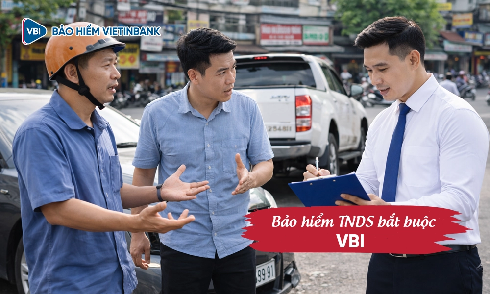 Bảo hiểm TNDS bắt buộc ô tô VBI